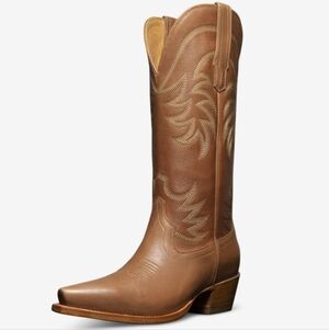 LIMITED EDITION Tecovas Annie Caramel Brown Snip Toe Cowgirl Boots 8.5B